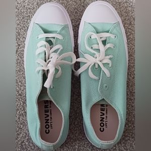 Converse Low Top (Womens 9.5) Mint Green Shoes